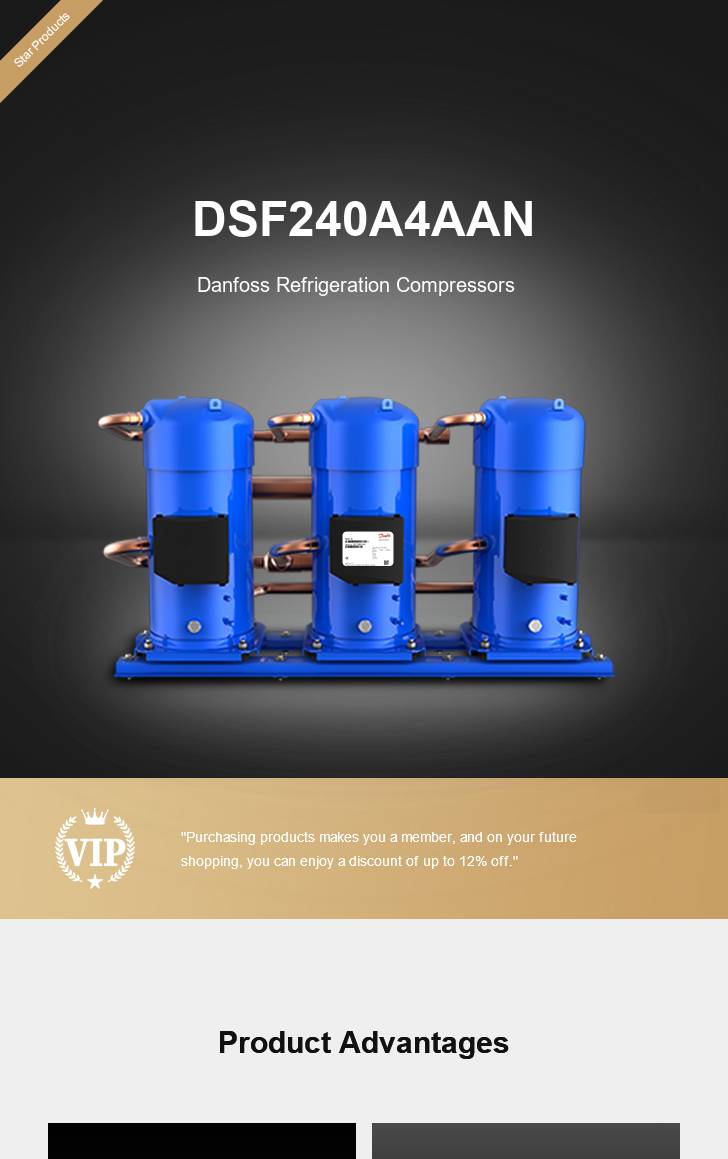 Danfoss Compressor DSF240A4AAN, technical parameters pdf, structure diagram